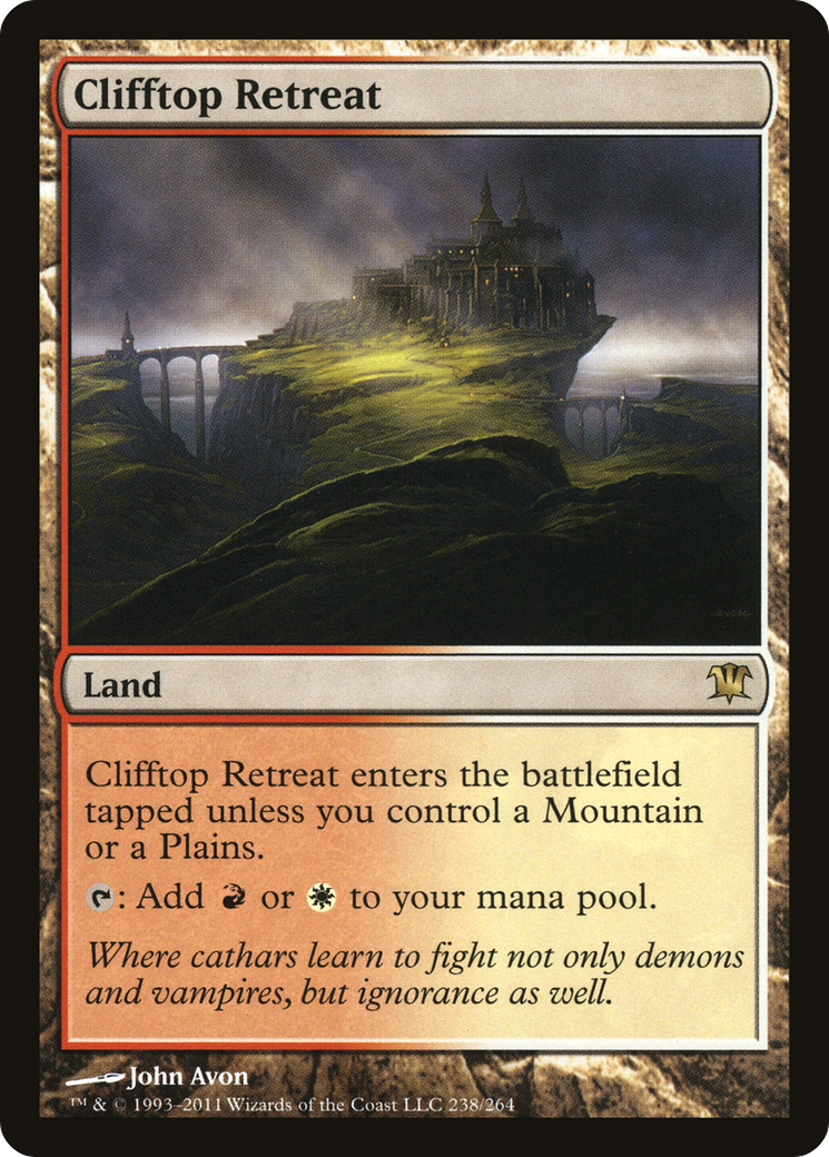 Clifftop Retreat (ISD-238) [Innistrad] MTG Single Wizards of the Coast
