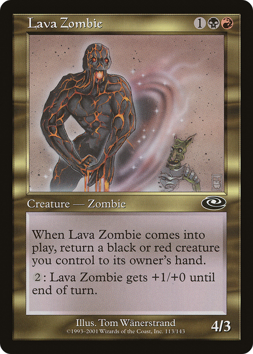 Lava Zombie (PLS-113) [Planeshift] Foil MTG Single Wizards of the Coast