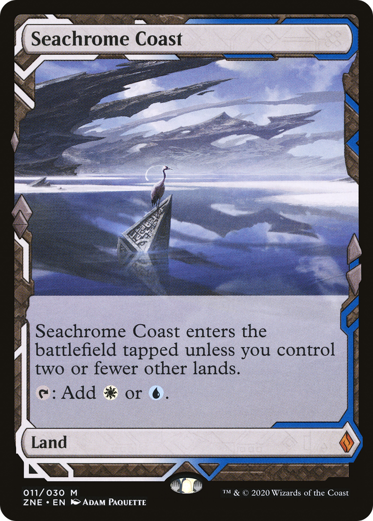 Seachrome Coast (ZNE-011) [Zendikar Rising Expeditions] Foil MTG Single Wizards of the Coast