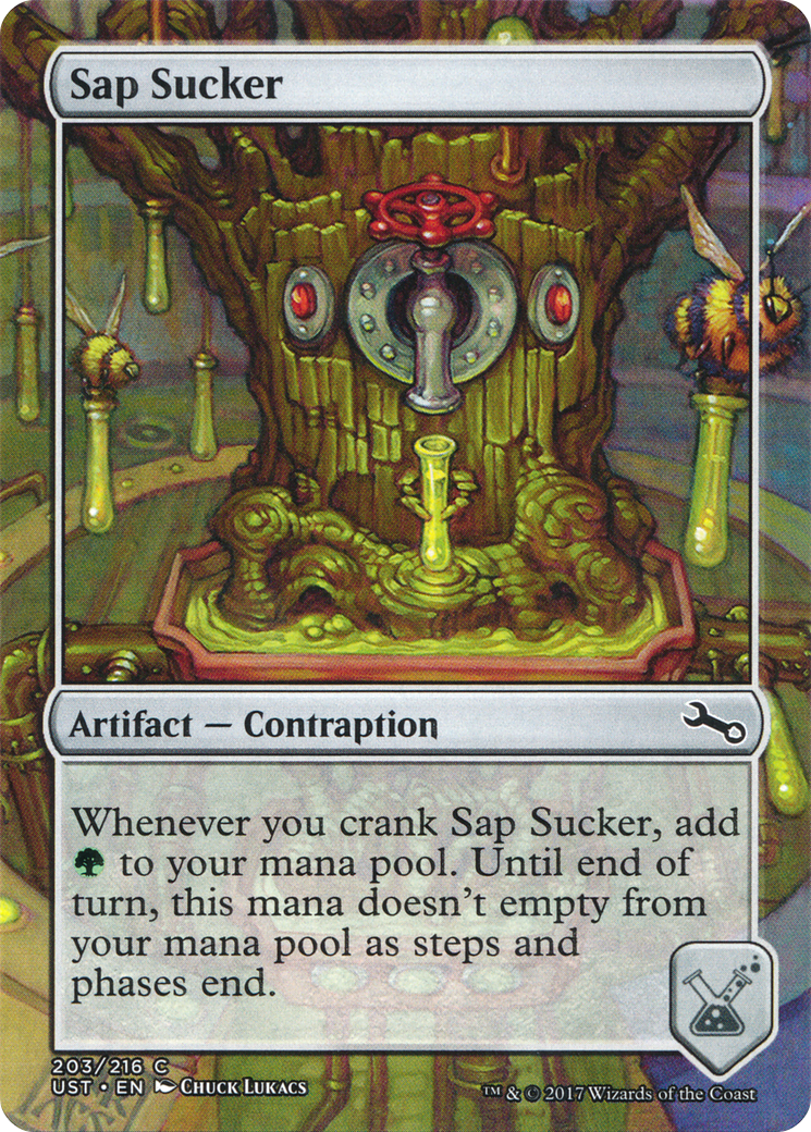 Sap Sucker (UST-203) [Unstable] (Borderless) Foil MTG Single Wizards of the Coast