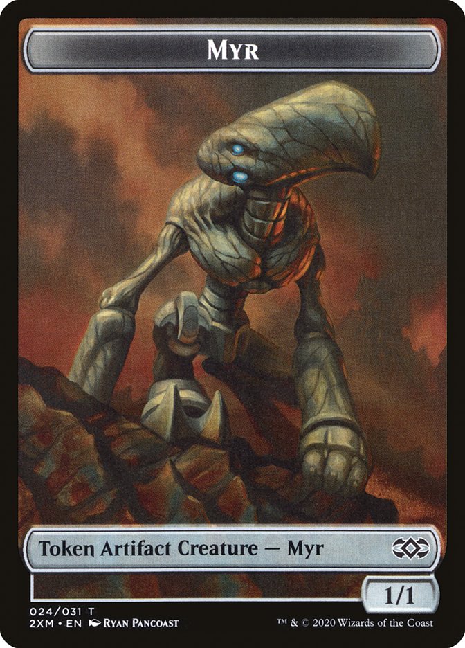 Myr Token (024/031) [Tokens] Double Masters Tokens MTG Single Magic: The Gathering