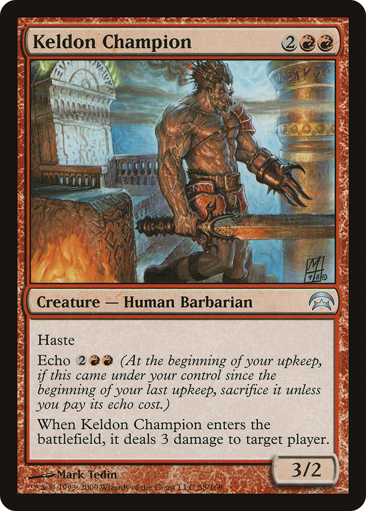 Keldon Champion (HOP-058) [Misc] Planechase MTG Single Wizards of the Coast
