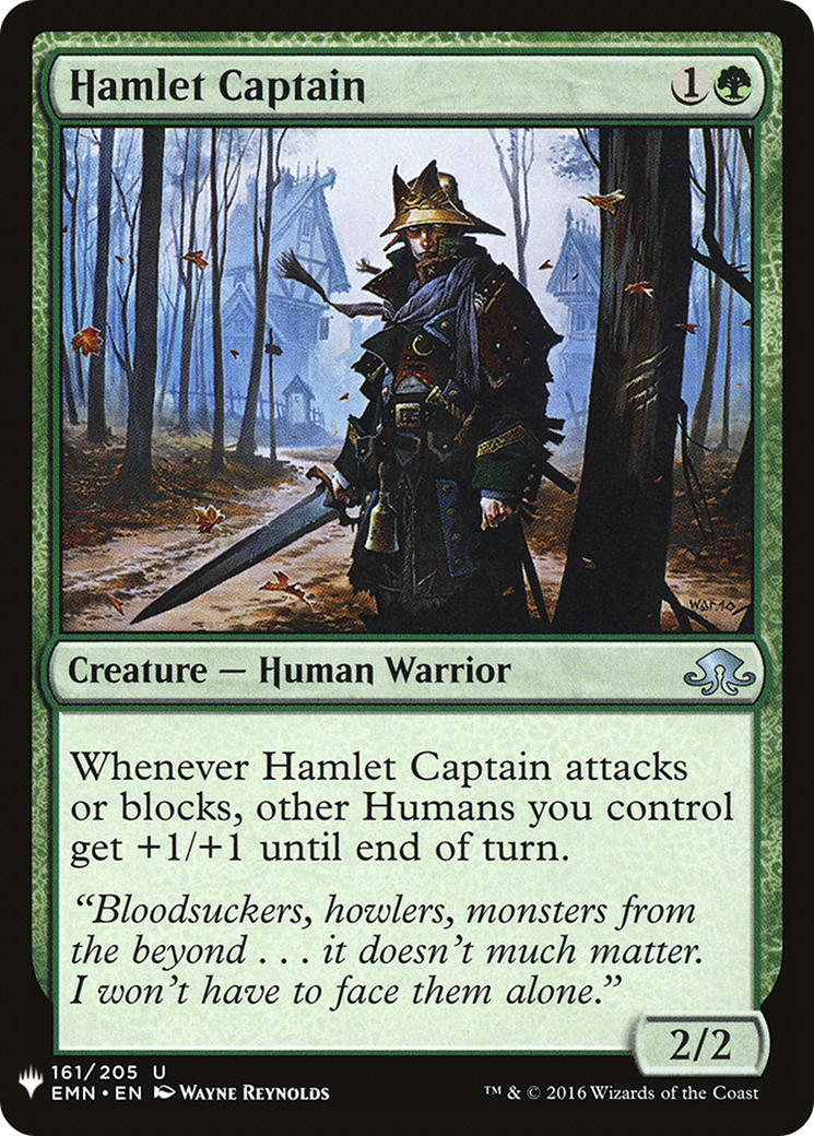 Hamlet Captain (LIST-161) [Mystery Booster] The List MTG Single Wizards of the Coast
