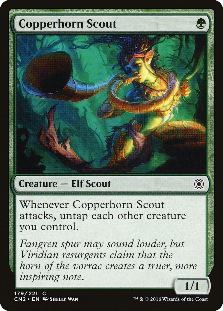 Copperhorn Scout (CN2-179) [Conspiracy: Take the Crown] MTG Single Wizards of the Coast