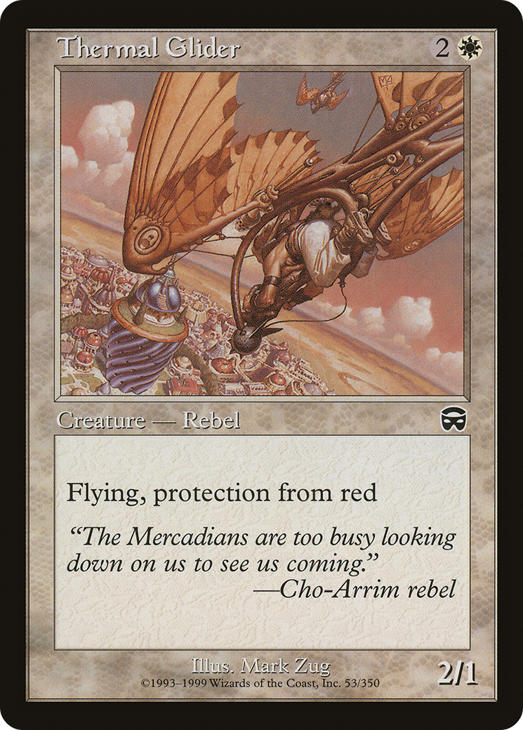 Thermal Glider (MMQ-053) [Mercadian Masques] MTG Single Wizards of the Coast