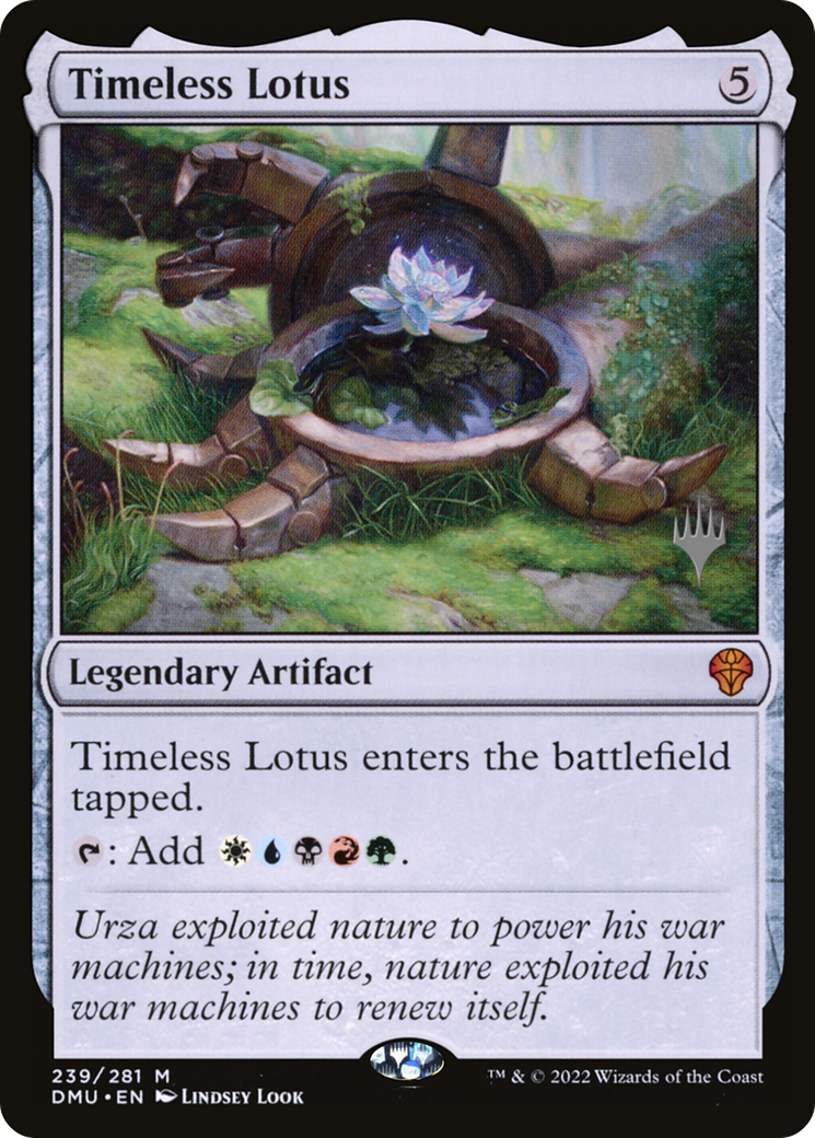 Timeless Lotus (PPDMU-239) [Dominaria United Promos] MTG Single Wizards of the Coast