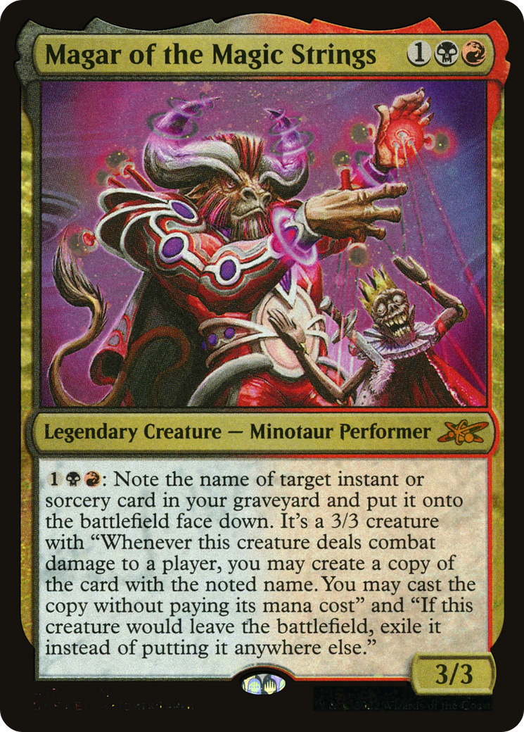 Magar of the Magic Strings (Galaxy Foil) (UNF-457) [Unfinity] Foil MTG Single Wizards of the Coast
