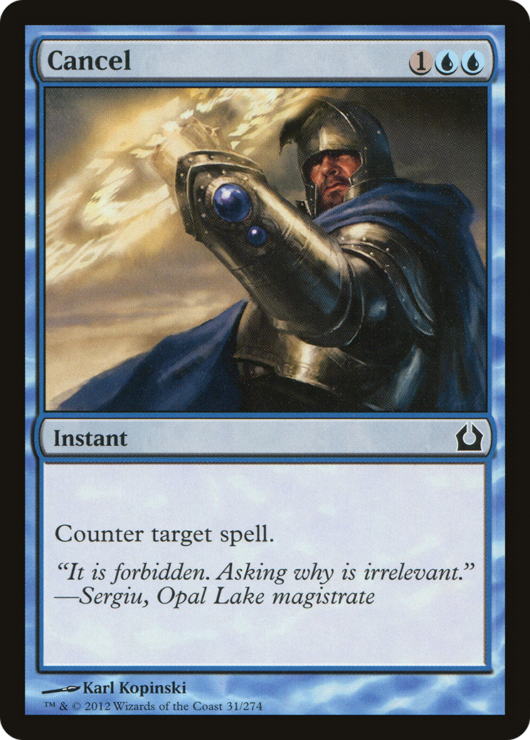 Cancel (RTR-031) [Return to Ravnica] Foil MTG Single Wizards of the Coast