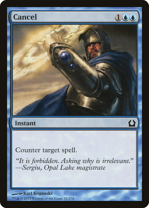 Cancel (RTR-031) [Return to Ravnica] Foil MTG Single Wizards of the Coast