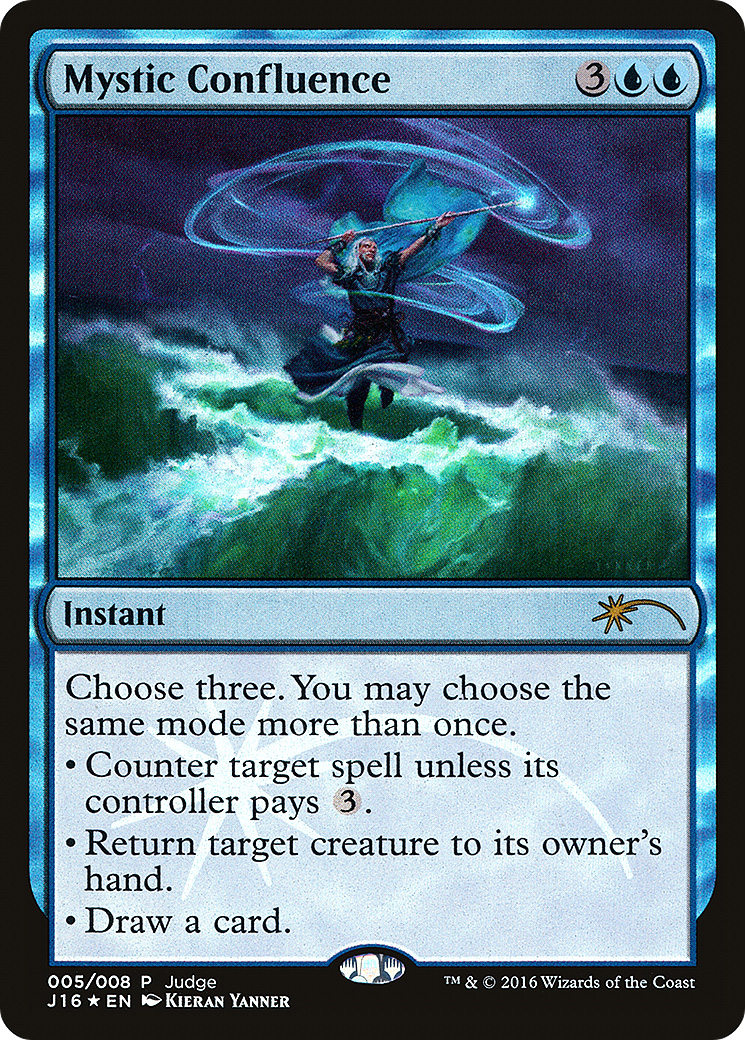 Mystic Confluence (JDG-005) [Misc] Judge Gift Cards 2016 Foil MTG Single Wizards of the Coast
