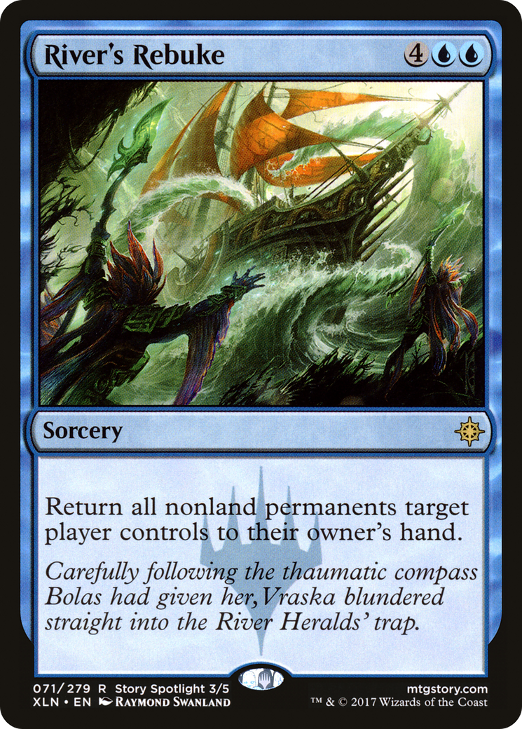 River's Rebuke (XLN-071) [Ixalan] Foil MTG Single Wizards of the Coast