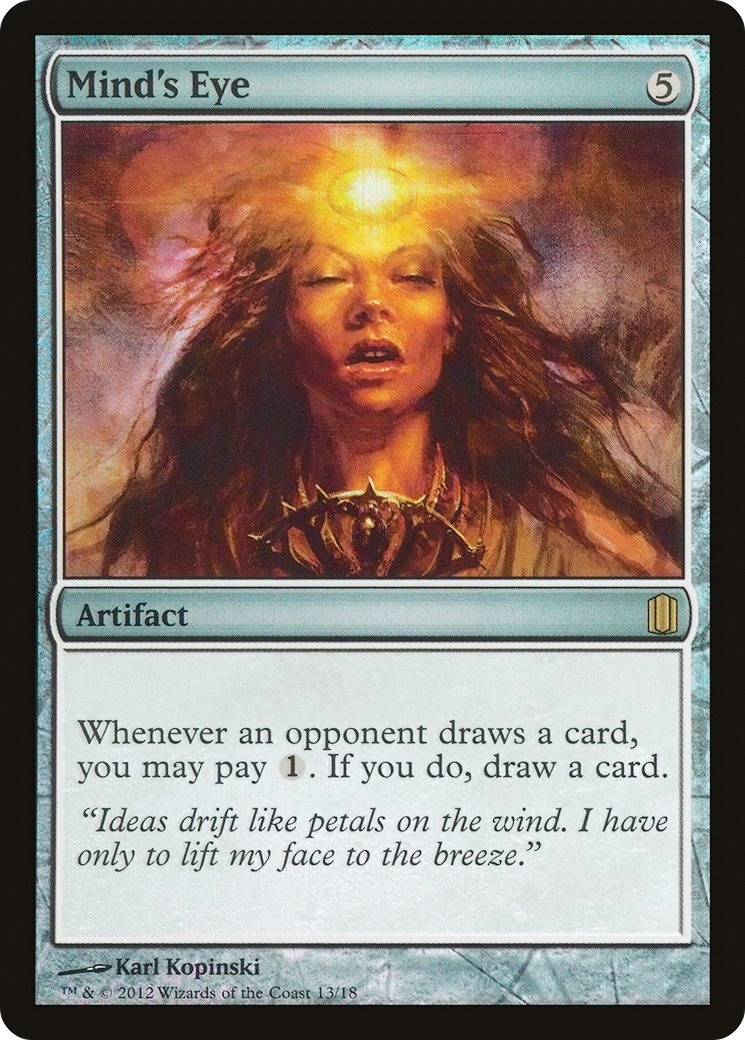 Mind's Eye (CM1-013) [Misc] Commander's Arsenal Foil MTG Single Wizards of the Coast