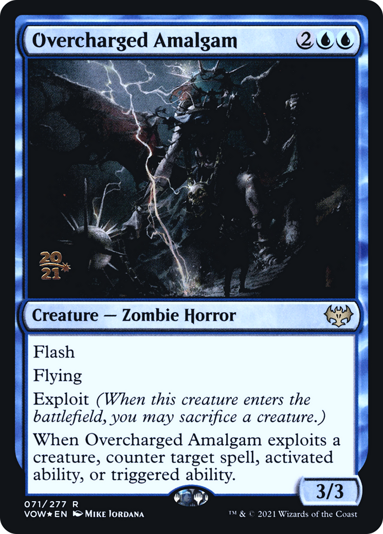Overcharged Amalgam (PRE-071) [Innistrad: Crimson Vow Promos] Foil MTG Single Wizards of the Coast