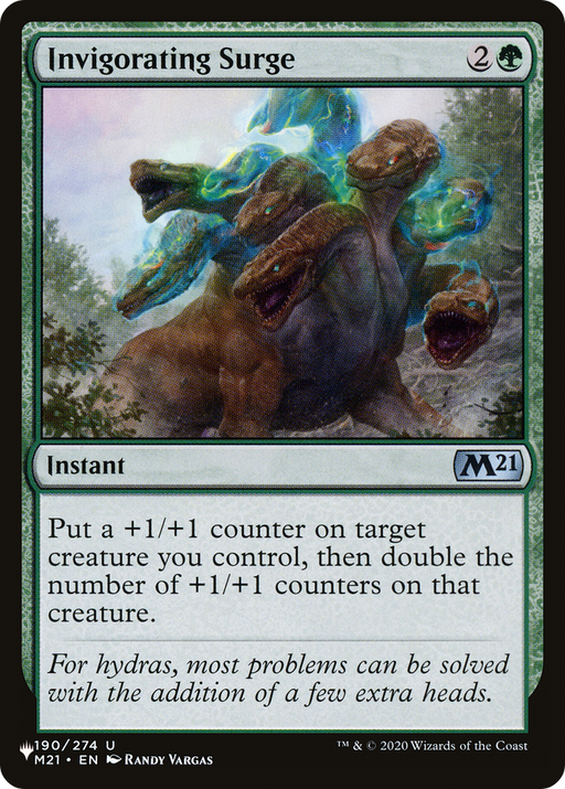 Invigorating Surge (LIST-190/274) [Mystery Booster] The List MTG Single Wizards of the Coast