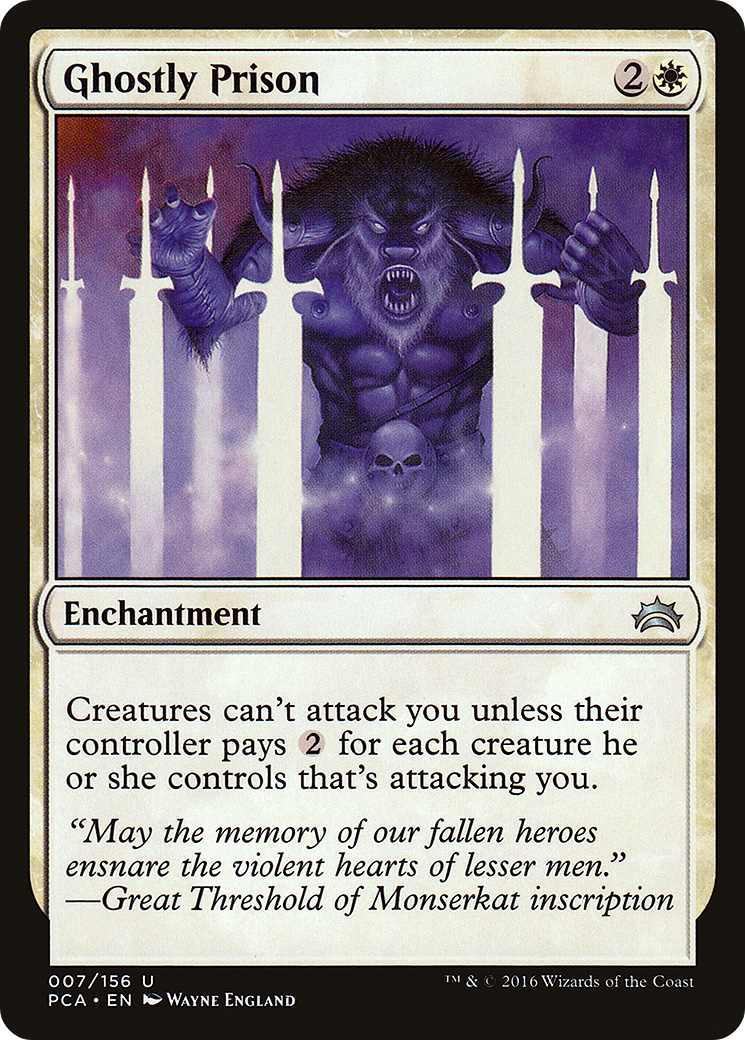 Ghostly Prison (PCA-007) [Misc] Planechase Anthology MTG Single Wizards of the Coast