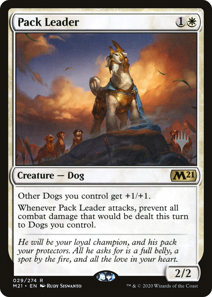 Pack Leader (PPM21-29P) [Core Set 2021 Promos] Foil MTG Single Wizards of the Coast