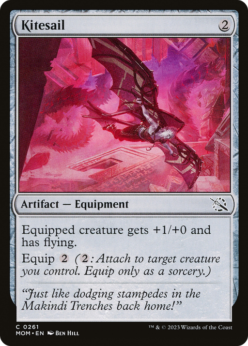 Kitesail (MOM-261) [March of the Machine] Foil MTG Single Wizards of the Coast