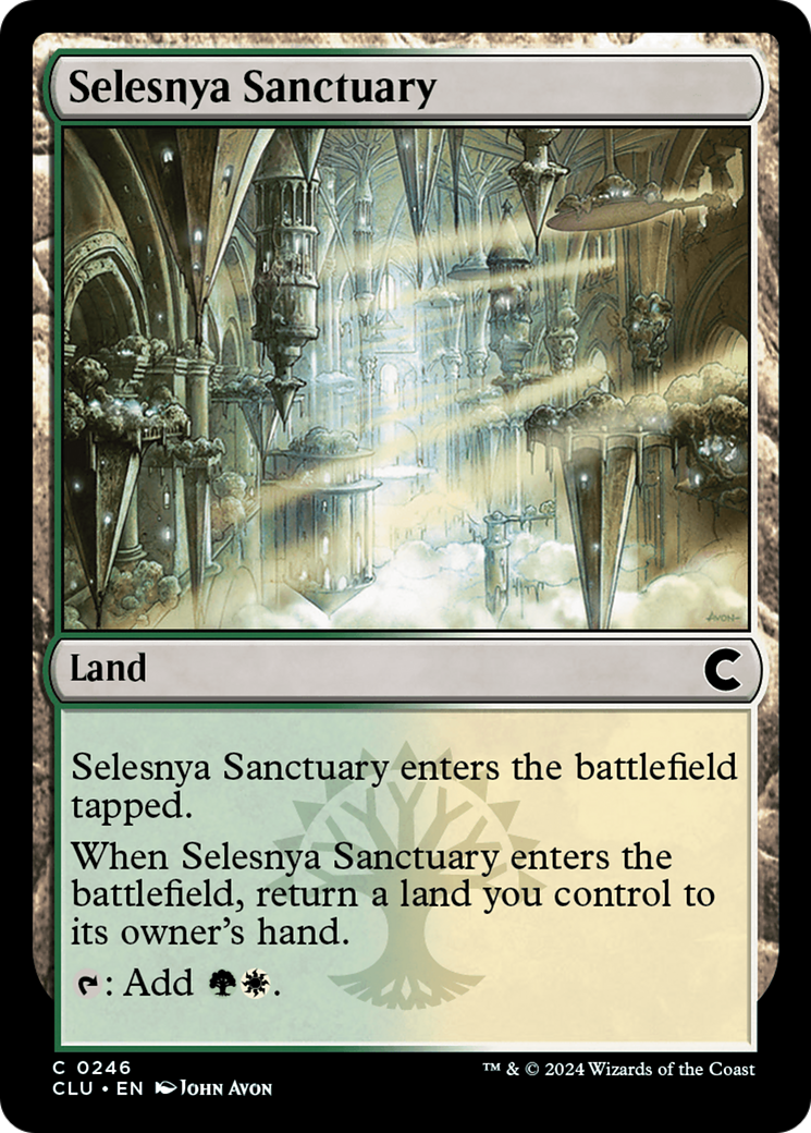 Selesnya Sanctuary (CLU-246) [Ravnica: Clue Edition] MTG Single Wizards of the Coast