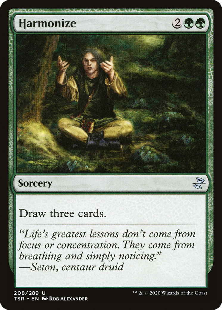 Harmonize (TSR-208) [Time Spiral Remastered] MTG Single Wizards of the Coast