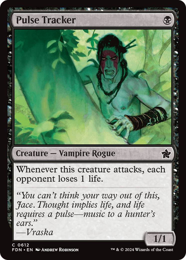 Pulse Tracker (FDN-612) [Foundations] MTG Single Wizards of the Coast