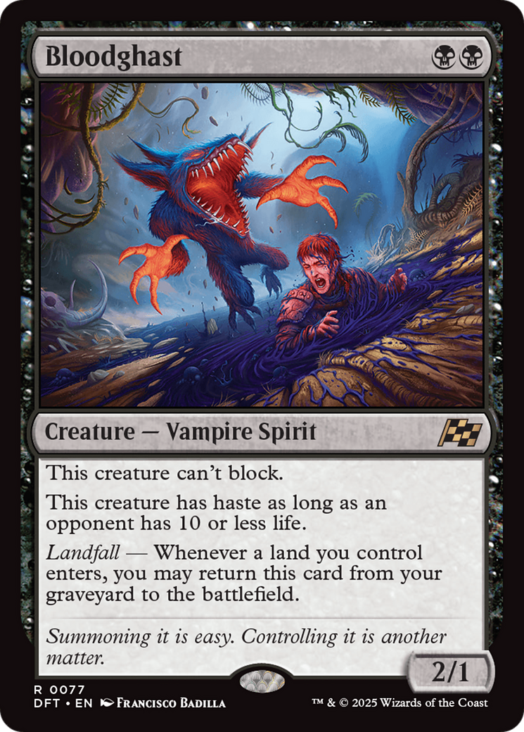 Bloodghast (DFT-077) [Aetherdrift] MTG Single Wizards of the Coast