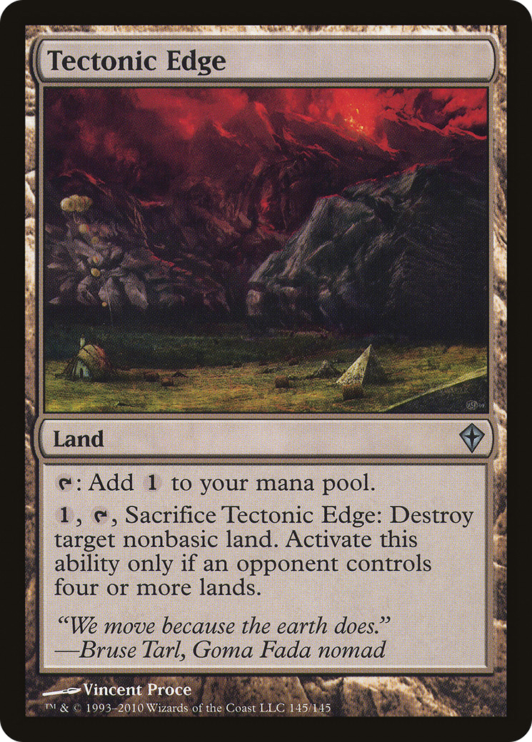 Tectonic Edge (WWK-145) [Worldwake] Foil MTG Single Wizards of the Coast