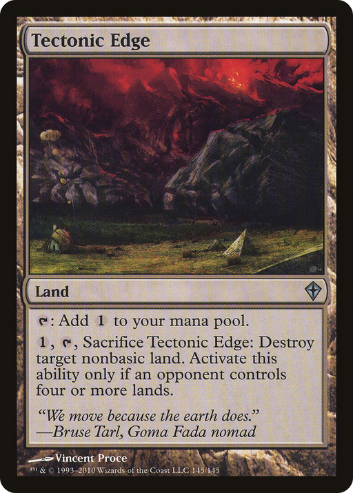 Tectonic Edge (WWK-145) [Worldwake] MTG Single Wizards of the Coast
