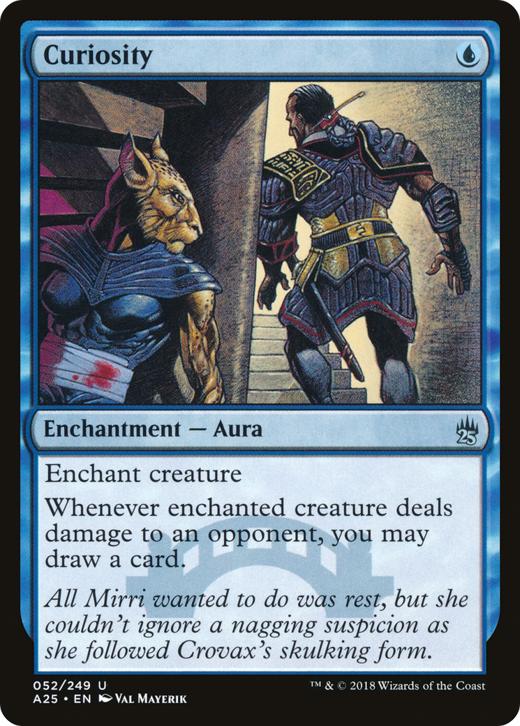 Curiosity (A25-052) [Masters 25] MTG Single Wizards of the Coast