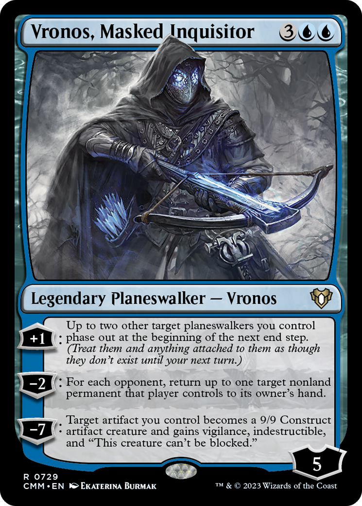 Vronos, Masked Inquisitor (CMM-729) [Commander Masters] MTG Single Wizards of the Coast