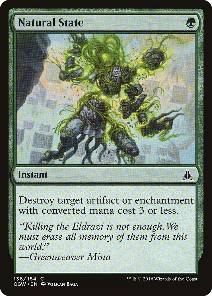 Natural State (OGW-136) [Oath of the Gatewatch] MTG Single Wizards of the Coast
