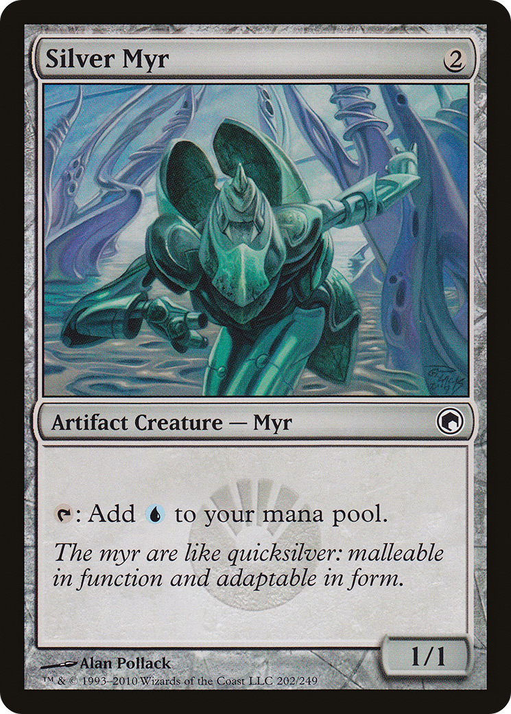 Silver Myr (SOM-202) [Scars of Mirrodin] MTG Single Wizards of the Coast