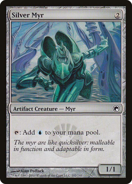 Silver Myr (SOM-202) [Scars of Mirrodin] MTG Single Wizards of the Coast