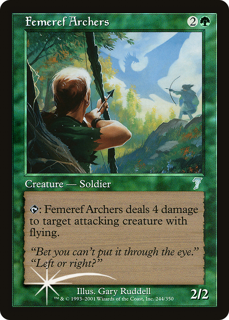Femeref Archers (7ED-244) [7th Edition] MTG Single Wizards of the Coast