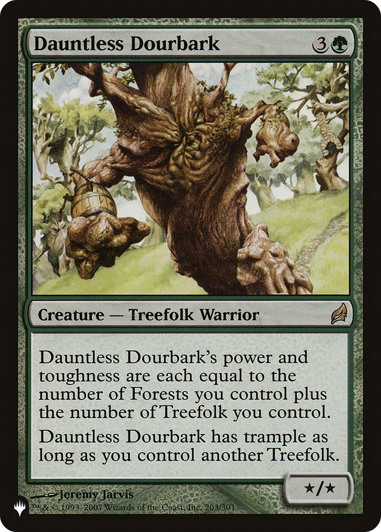 Dauntless Dourbark (LIST-203/301) [Mystery Booster] The List MTG Single Wizards of the Coast