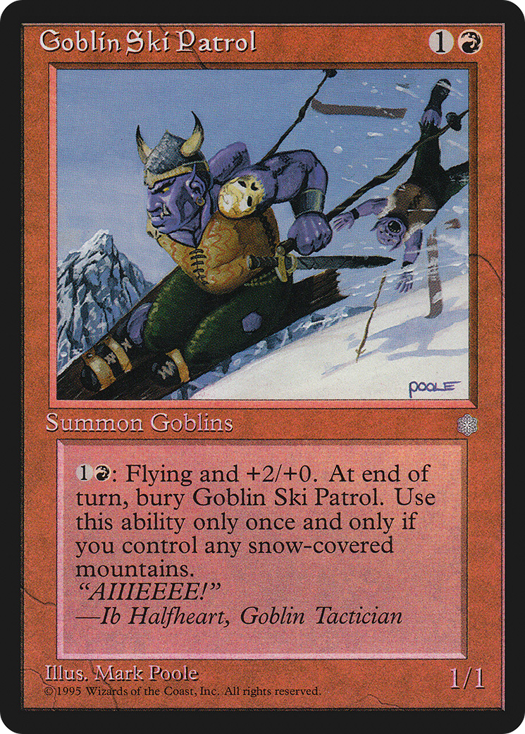 Goblin Ski Patrol (ICE-) [Ice Age] MTG Single Wizards of the Coast