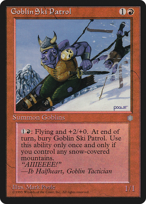 Goblin Ski Patrol (ICE-) [Ice Age] MTG Single Wizards of the Coast