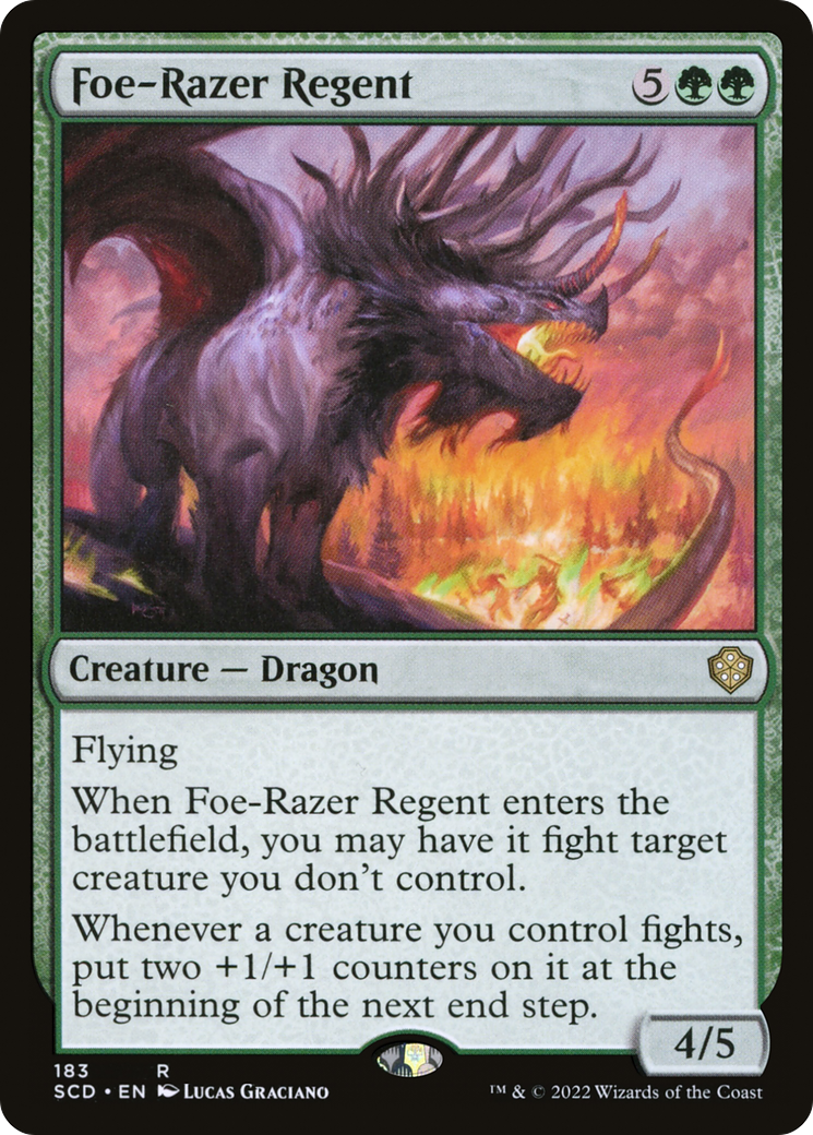 Foe-Razer Regent (SCD-183) [Starter Commander Decks] MTG Single Wizards of the Coast