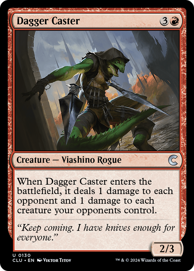 Dagger Caster (CLU-130) [Ravnica: Clue Edition] MTG Single Wizards of the Coast