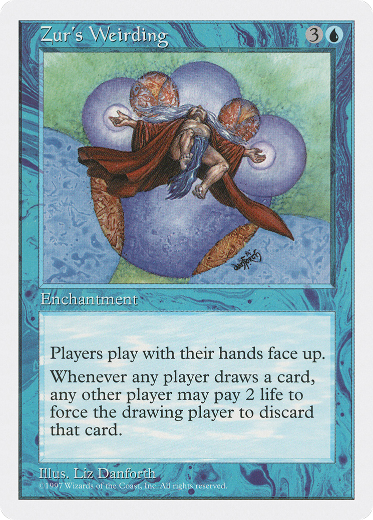 Zur's Weirding (5ED-) [Fifth Edition] MTG Single Wizards of the Coast
