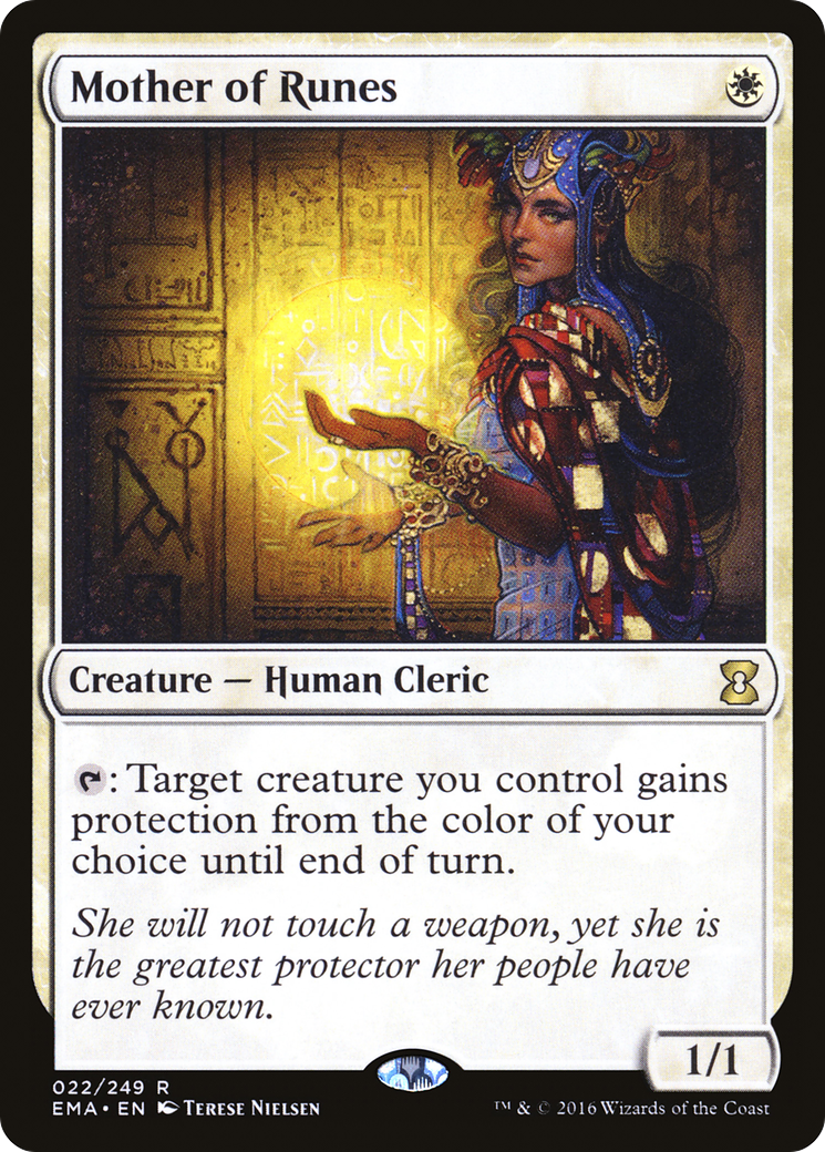 Mother of Runes (EMA-022) [Eternal Masters] Foil MTG Single Wizards of the Coast