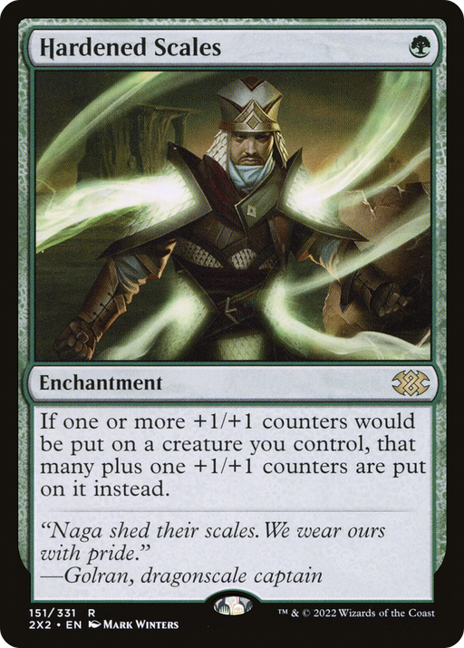 Hardened Scales (2X2-151) [Double Masters 2022] MTG Single Wizards of the Coast