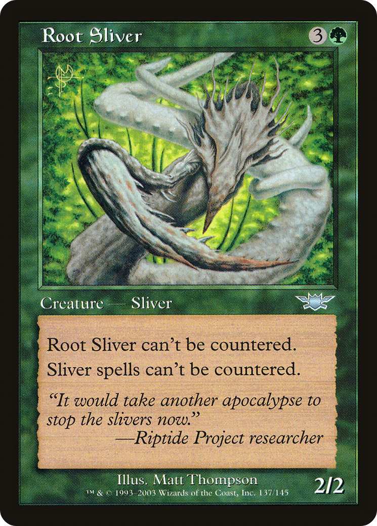 Root Sliver [Legions] MTG Single Magic: The Gathering