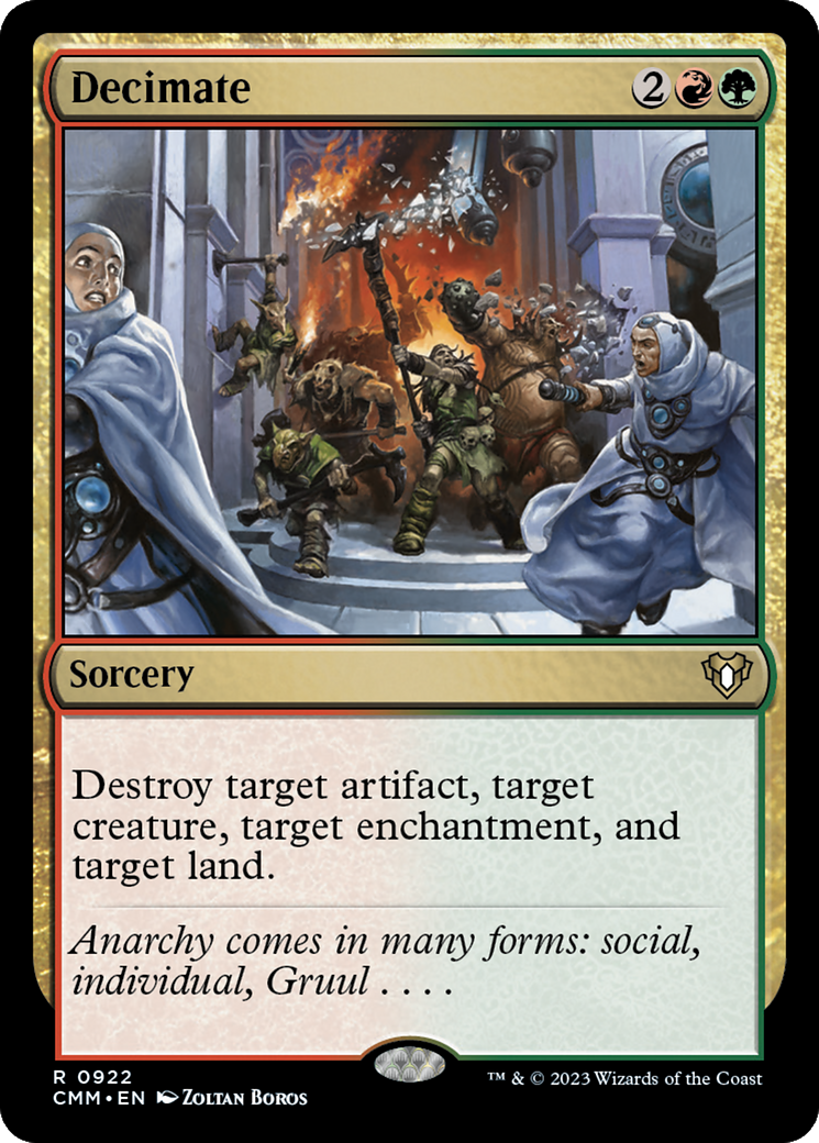 Decimate (CMM-922) [Commander Masters] MTG Single Wizards of the Coast
