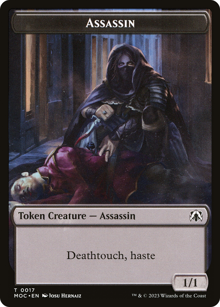 Assassin (TMOC-017) [Tokens] March of the Machine Commander Tokens MTG Single Wizards of the Coast