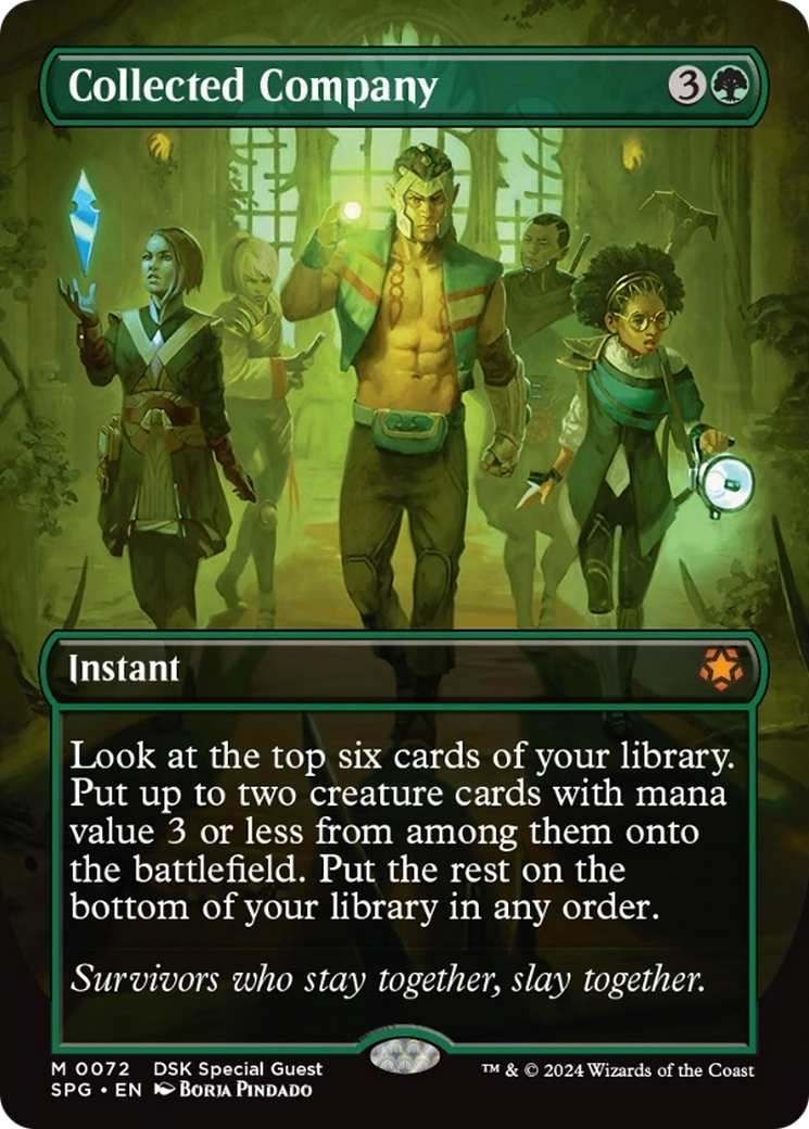 Collected Company (SPG-072) [Special Guests] (Borderless) MTG Single Wizards of the Coast