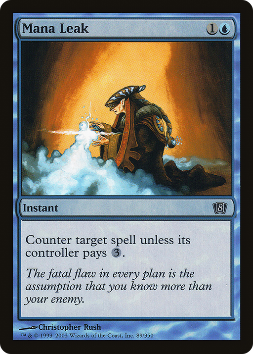 Mana Leak (8ED-089) [8th Edition] Foil MTG Single Wizards of the Coast