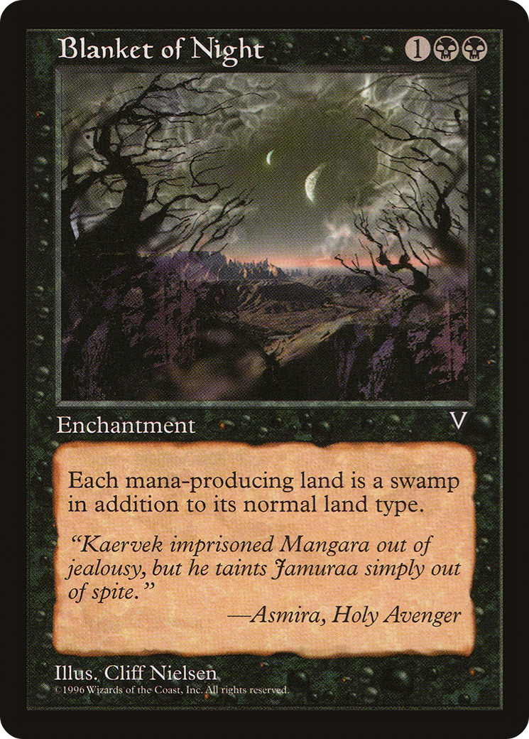 Blanket of Night (VIS-052) [Visions] MTG Single Wizards of the Coast