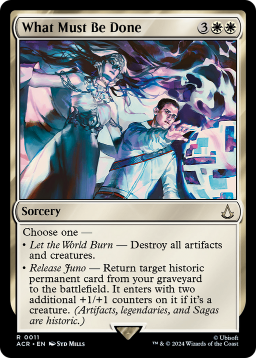 What Must Be Done (ACR-011) [Assassin's Creed] MTG Single Wizards of the Coast