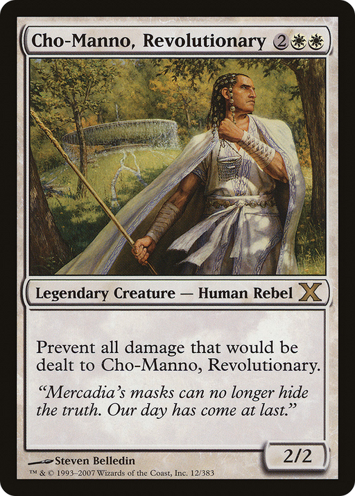 Cho-Manno, Revolutionary (10E-012) [Tenth Edition] MTG Single Wizards of the Coast