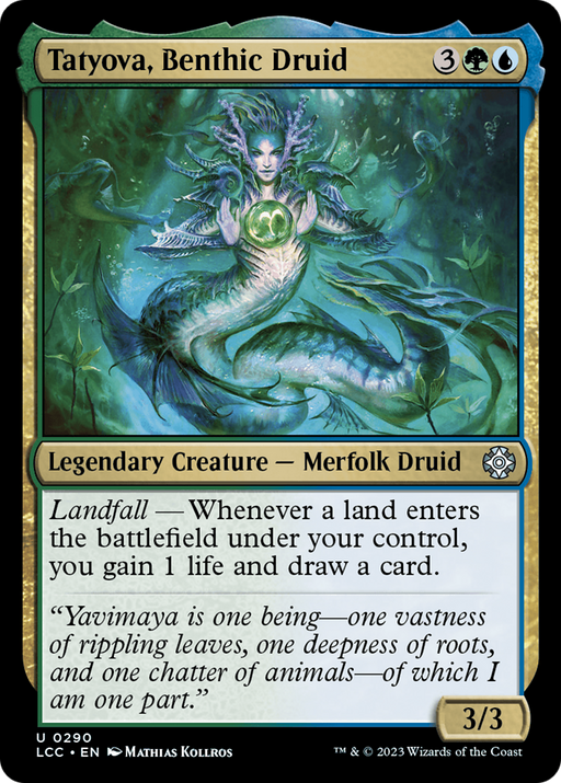 Tatyova, Benthic Druid (LCC-290) [The Lost Caverns of Ixalan Commander] MTG Single Wizards of the Coast